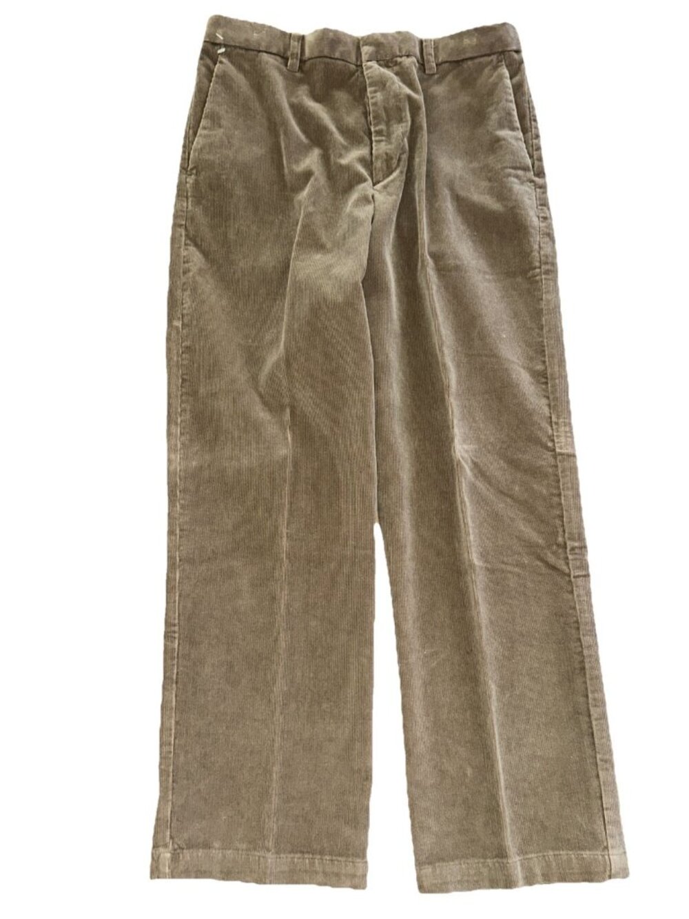 Dockers 34x30 Lt Brown Plush Corduroy Pants Relaxed Fit Flat Front True Cord NWT